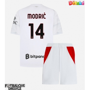 AC Milan Luka Modric #14 Dětské Venkovní dres komplet 2026-27 Krátký Rukáv (+ trenýrky)